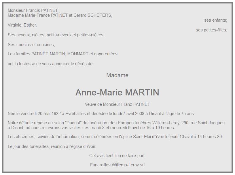 Image Annonce nécrologique
