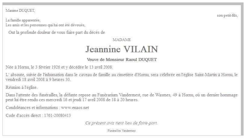 Image Annonce nécrologique
