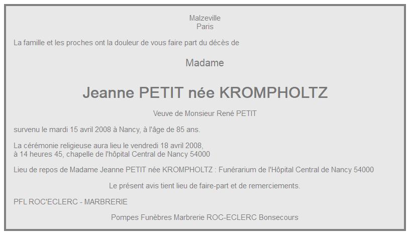 Image Annonce nécrologique