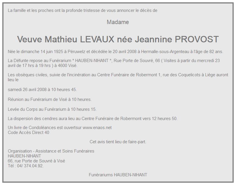Image Annonce nécrologique