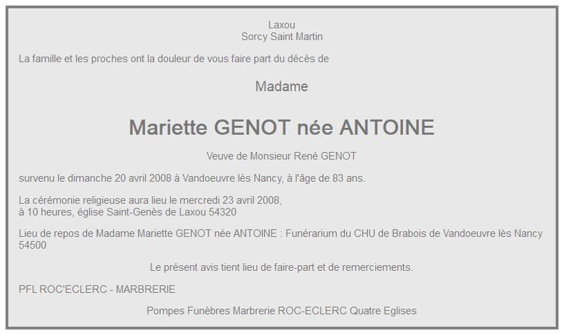 Image Annonce nécrologique