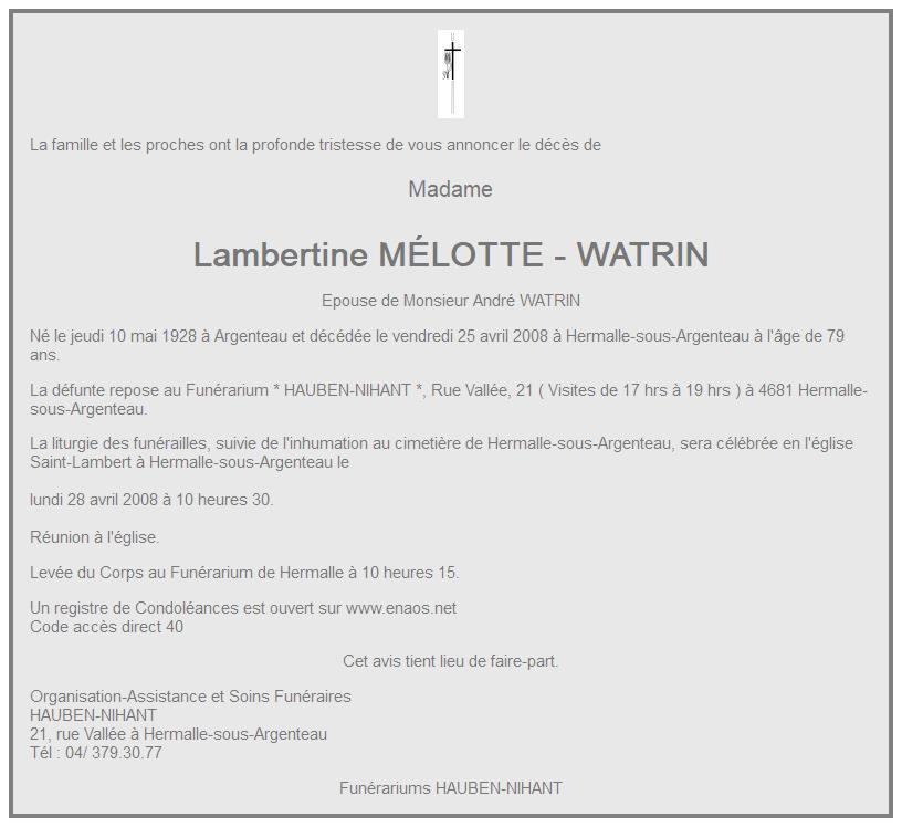 Image Annonce nécrologique