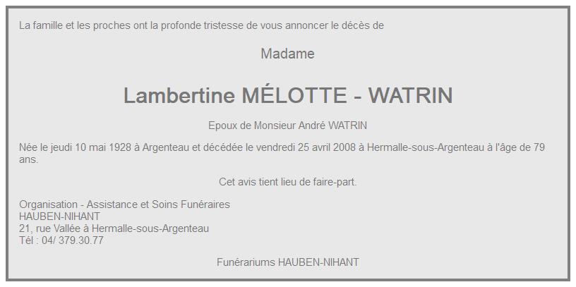 Image Annonce nécrologique