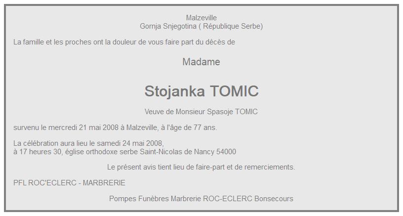 Image Annonce nécrologique