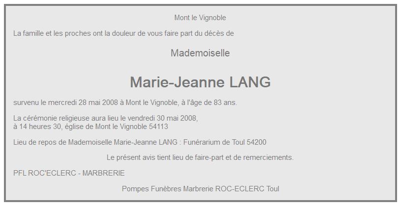 Image Annonce nécrologique