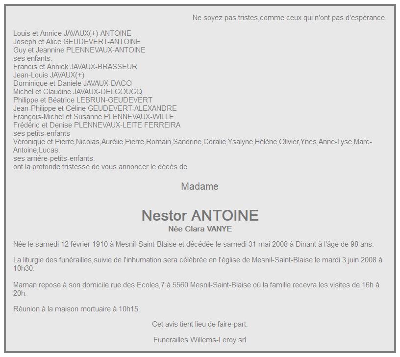 Image Annonce nécrologique