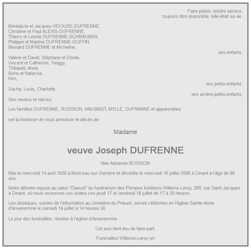 Image Annonce nécrologique