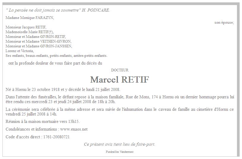 Image Annonce nécrologique