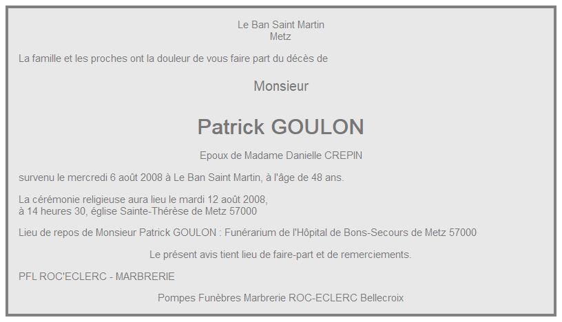 Image Annonce nécrologique