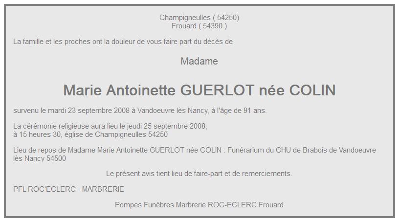 Image Annonce nécrologique