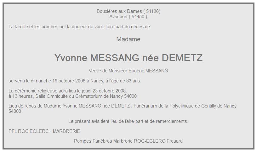 Image Annonce nécrologique