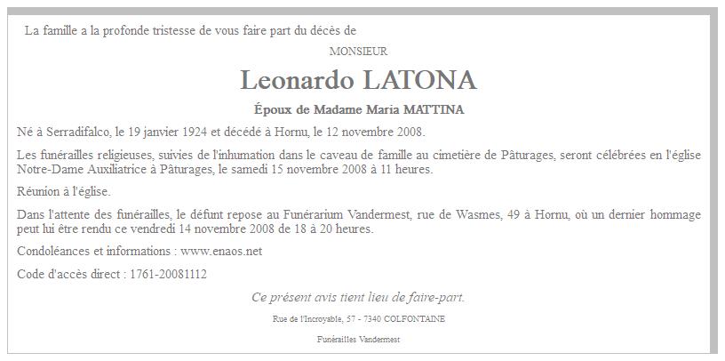 Image Annonce nécrologique