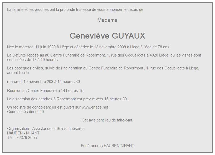 Image Annonce nécrologique
