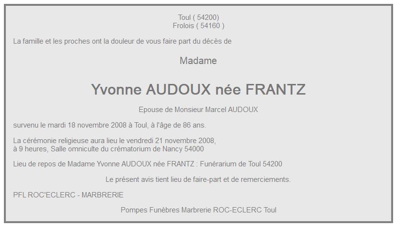 Image Annonce nécrologique