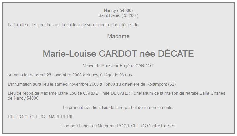 Image Annonce nécrologique
