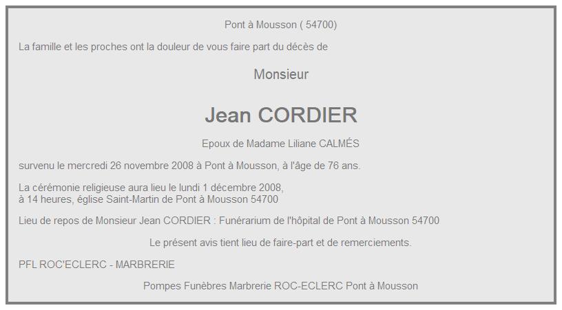 Image Annonce nécrologique