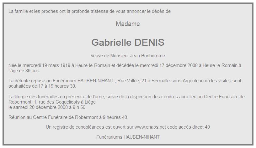 Image Annonce nécrologique