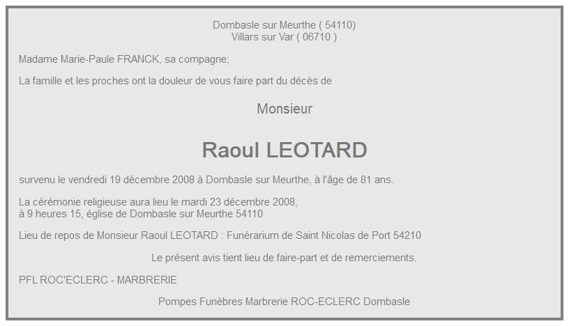 Image Annonce nécrologique