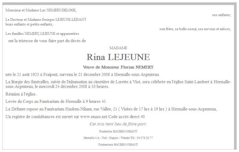 Image Annonce nécrologique
