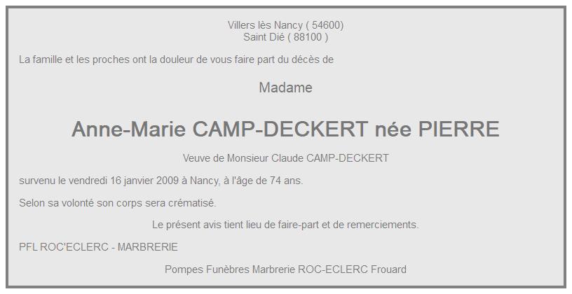 Image Annonce nécrologique