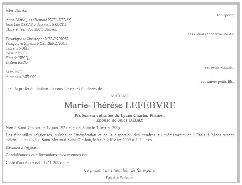 Image Annonce nécrologique