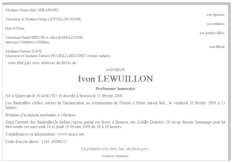 Image Annonce nécrologique