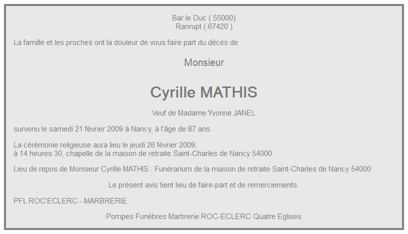 Image Annonce nécrologique