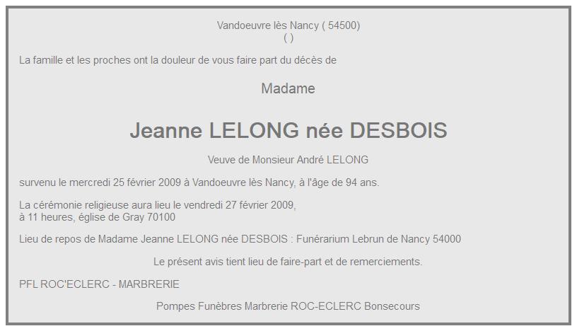 Image Annonce nécrologique