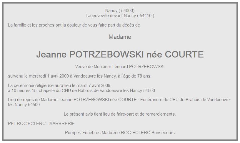 Image Annonce nécrologique