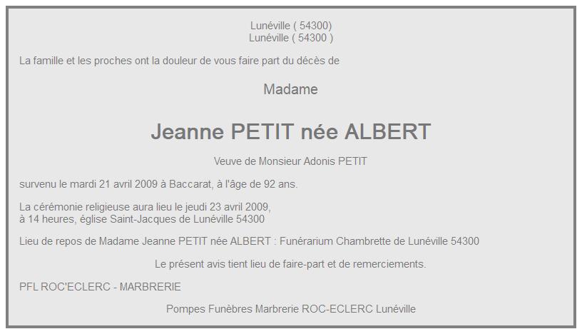Image Annonce nécrologique