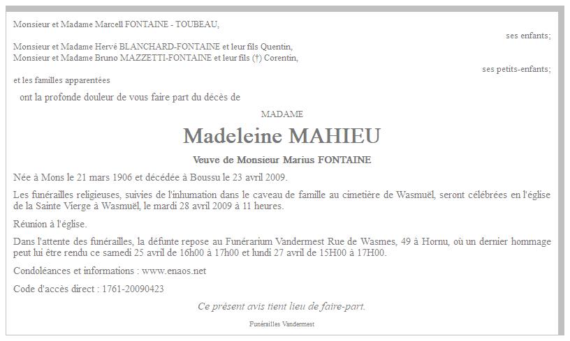 Image Annonce nécrologique