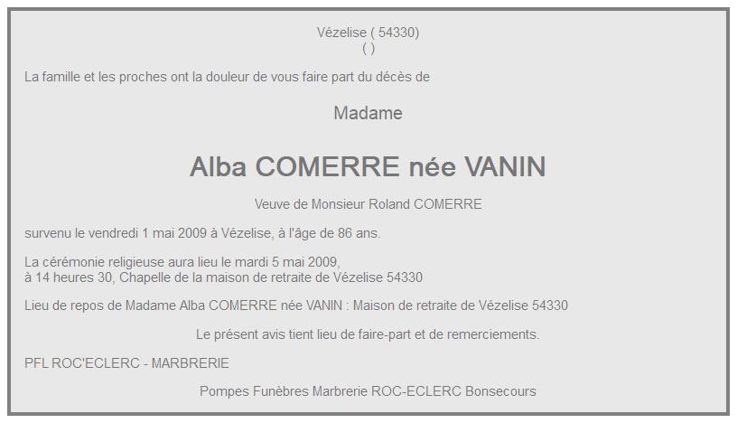 Image Annonce nécrologique