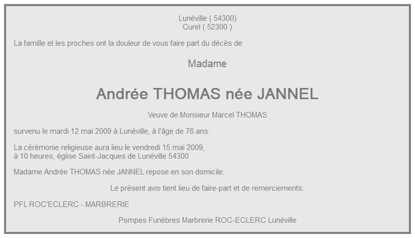 Image Annonce nécrologique