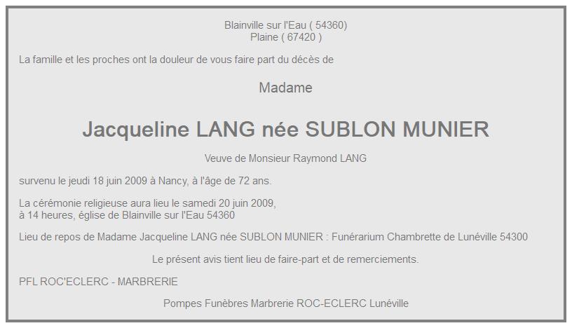 Image Annonce nécrologique