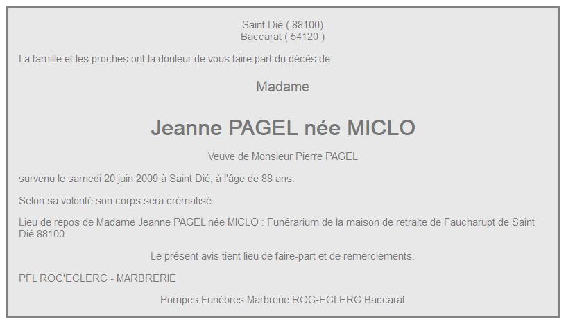 Image Annonce nécrologique