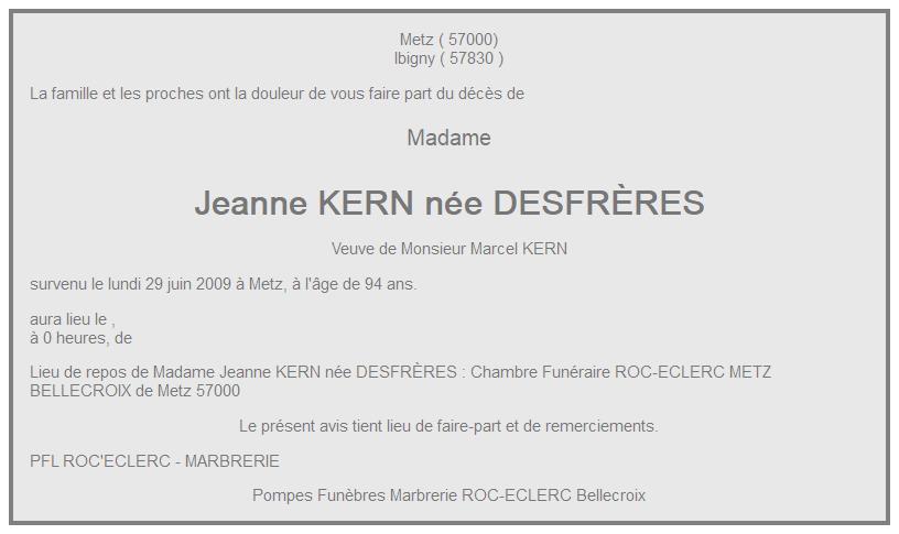 Image Annonce nécrologique