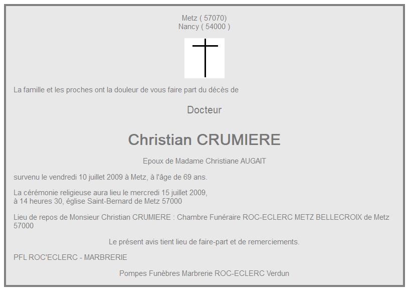 Image Annonce nécrologique