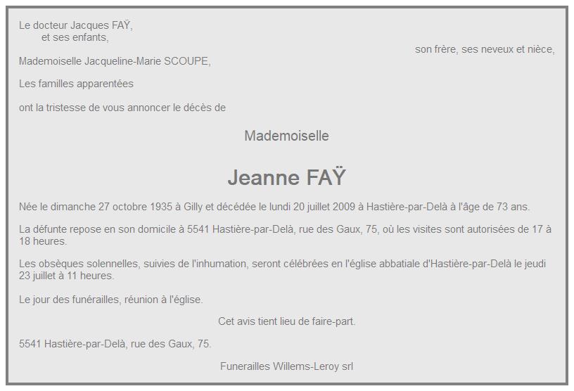 Image Annonce nécrologique