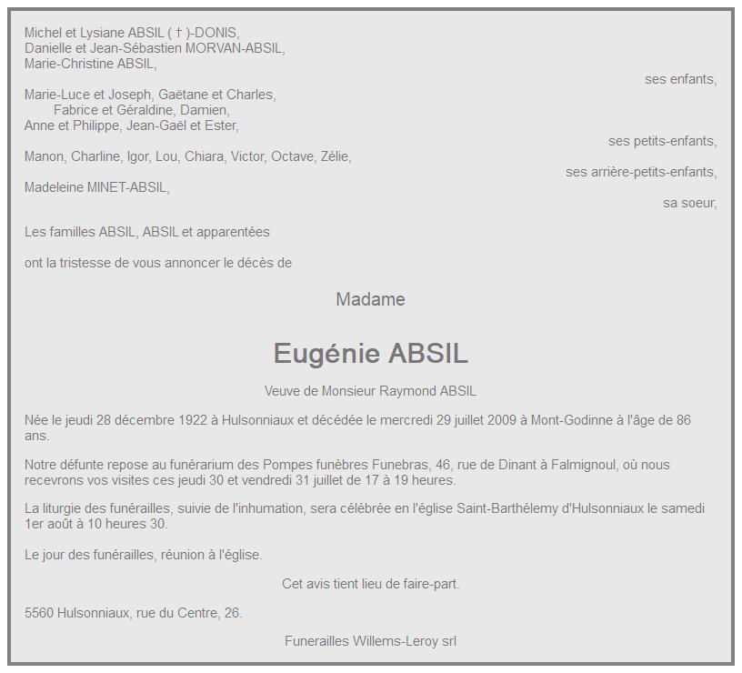 Image Annonce nécrologique