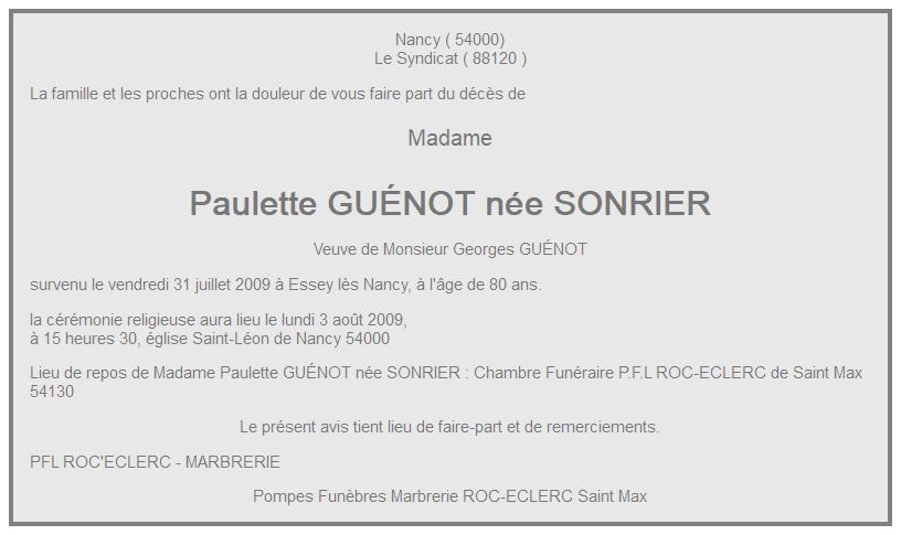 Image Annonce nécrologique