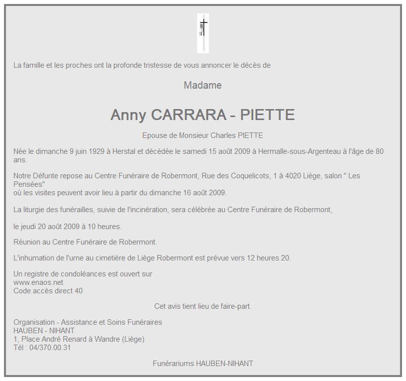 Image Annonce nécrologique