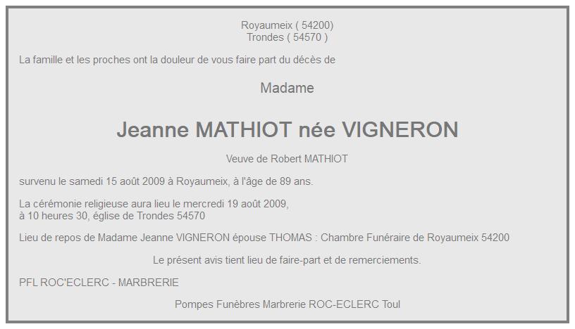 Image Annonce nécrologique