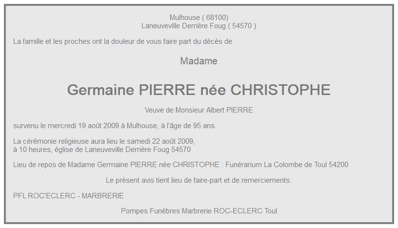 Image Annonce nécrologique