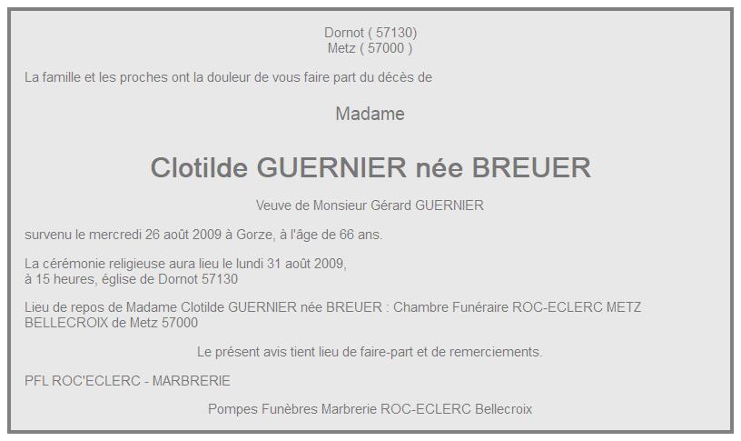 Image Annonce nécrologique