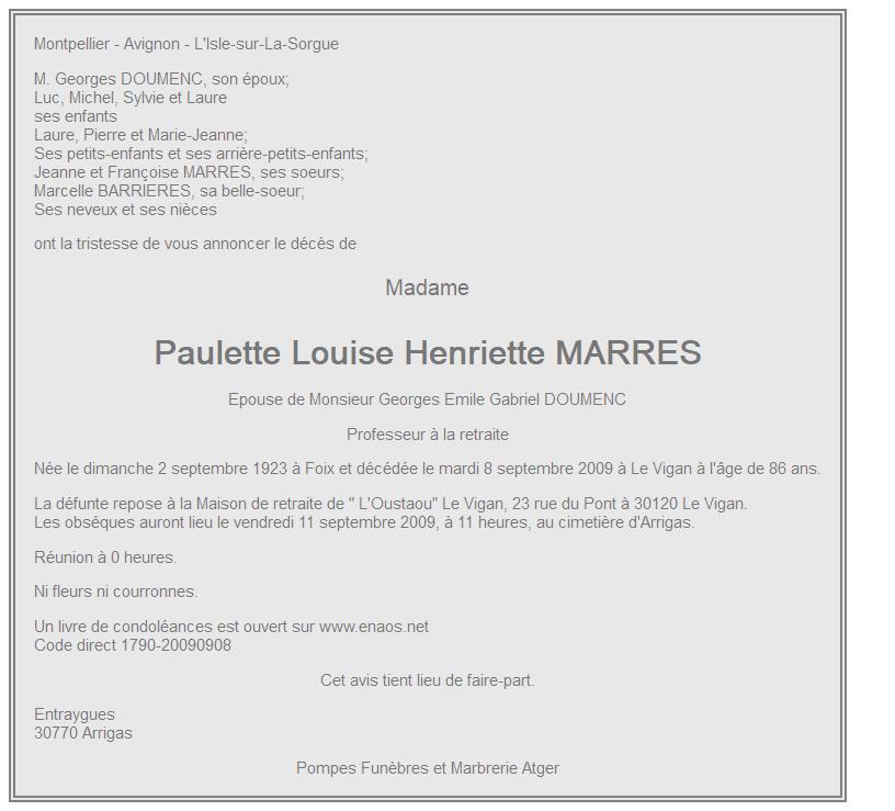 Image Annonce nécrologique