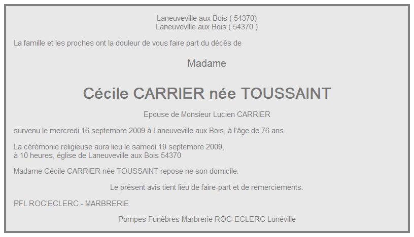 Image Annonce nécrologique