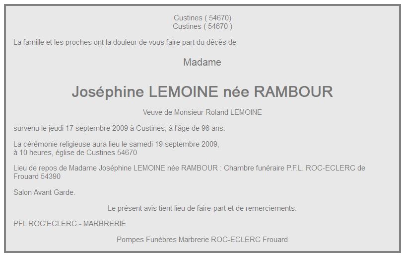 Image Annonce nécrologique