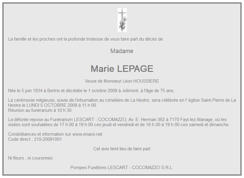 Image Annonce nécrologique