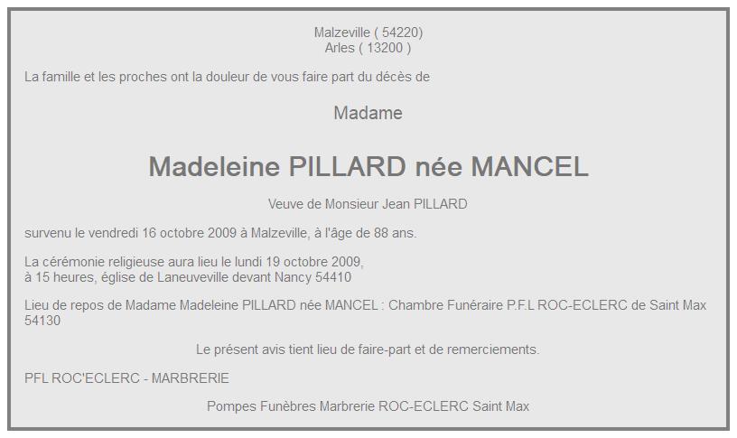 Image Annonce nécrologique
