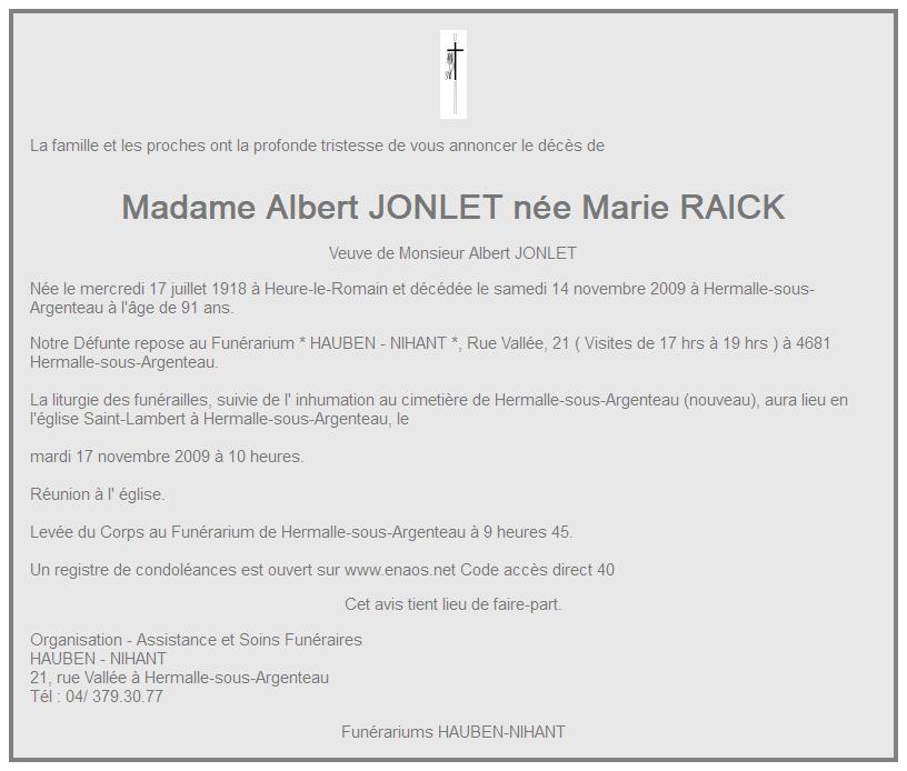Image Annonce nécrologique